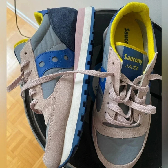 Saucony Jazz - Original Sepia Rose Federal Blue Sneakers / Running Shoes - Picture 8 of 11
